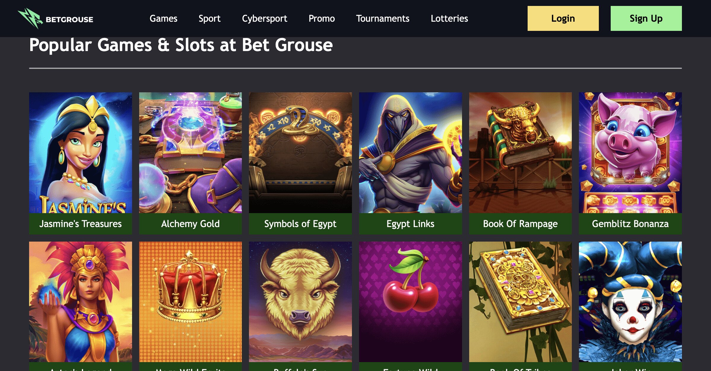 Betgrouse screenshot 2