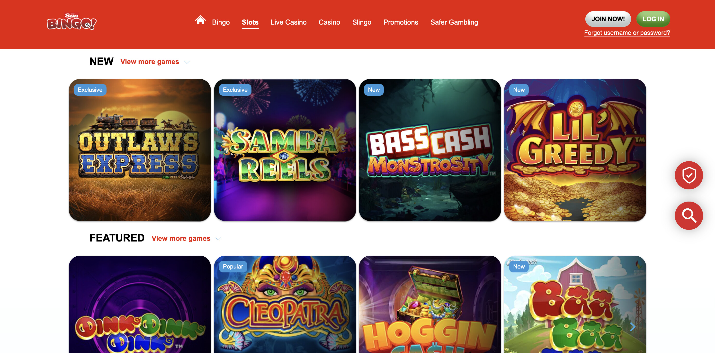 Sun Bingo screenshot 2