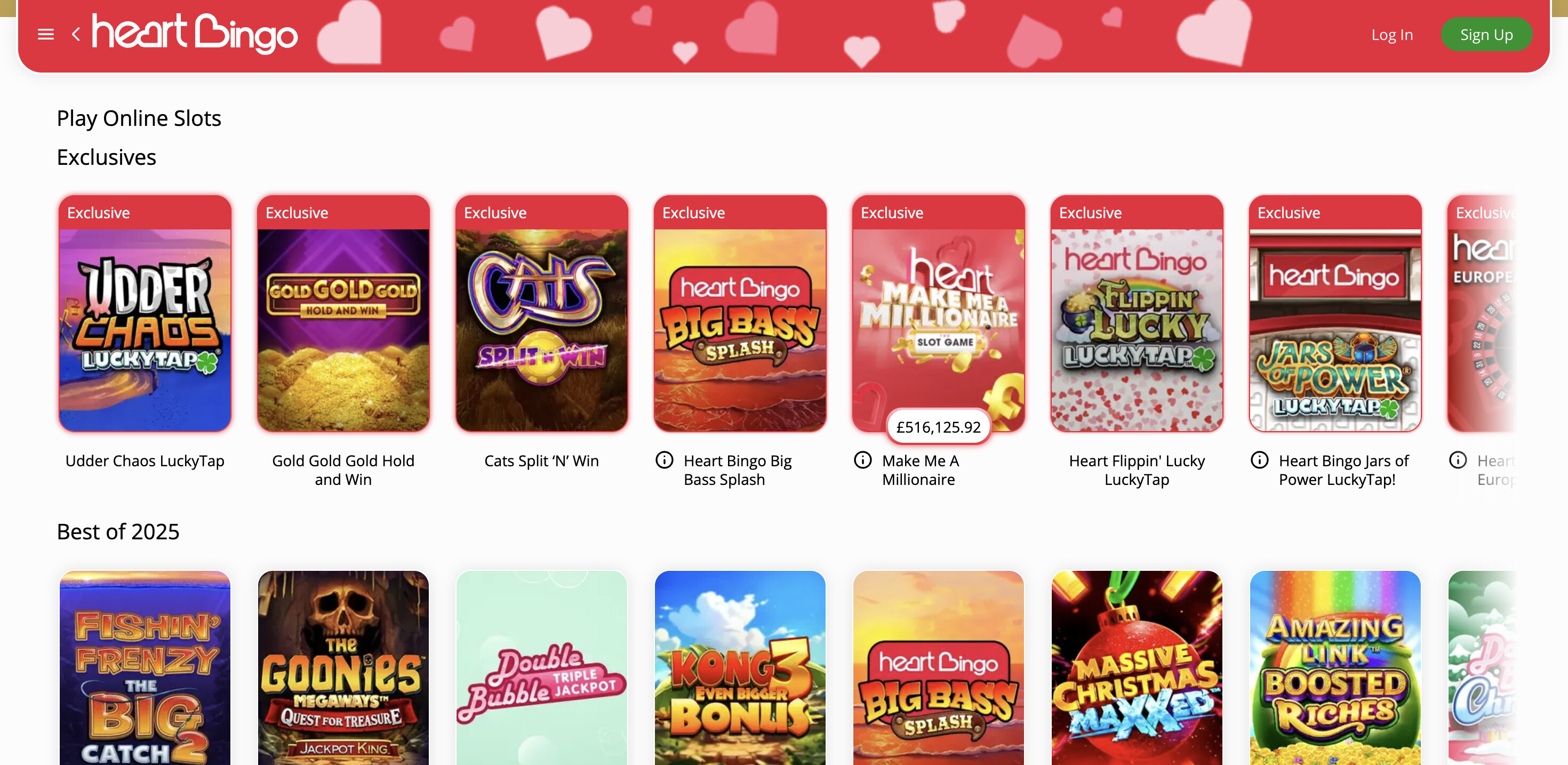 Heart Bingo screenshot 2