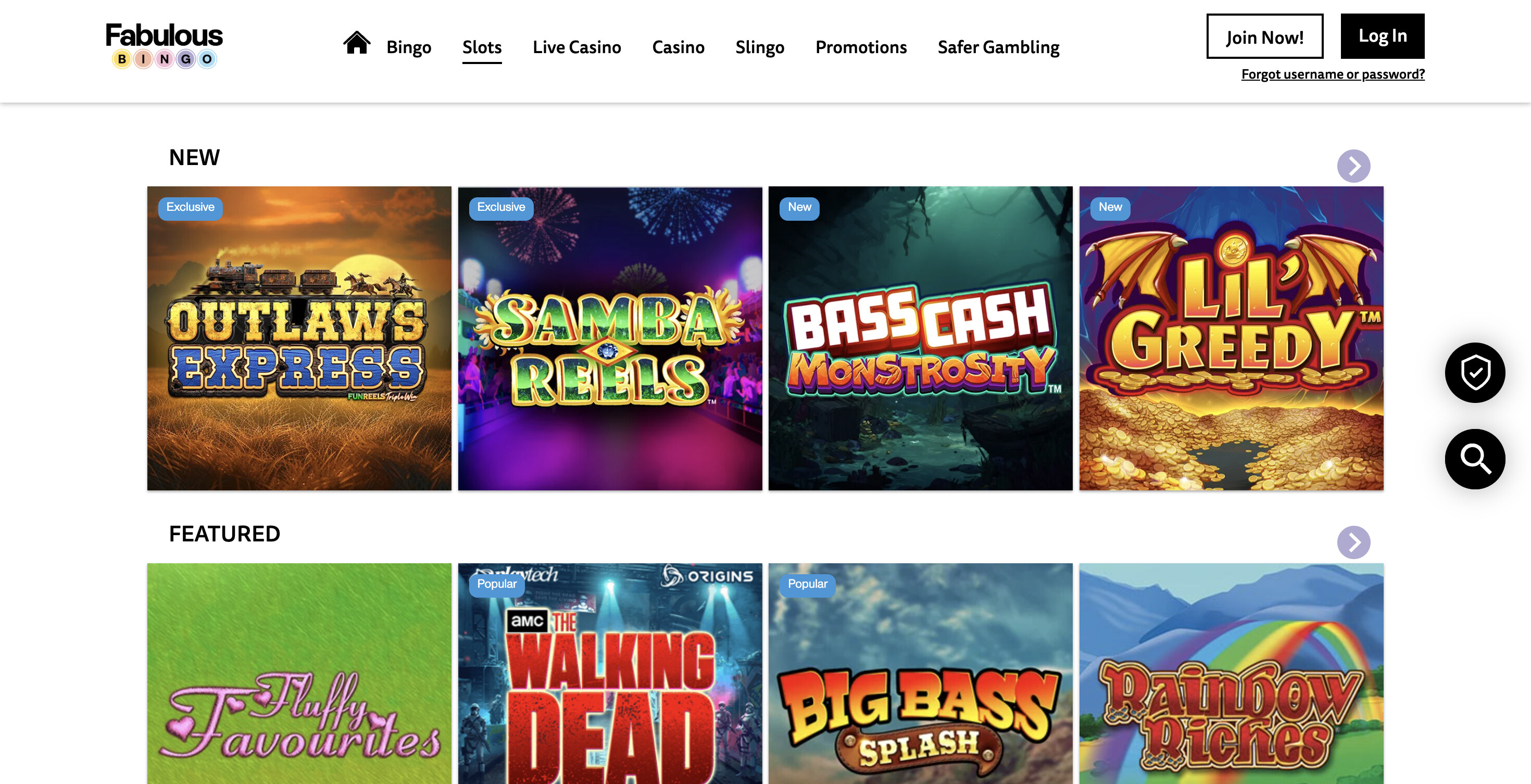 Fabulous Bingo screenshot 2