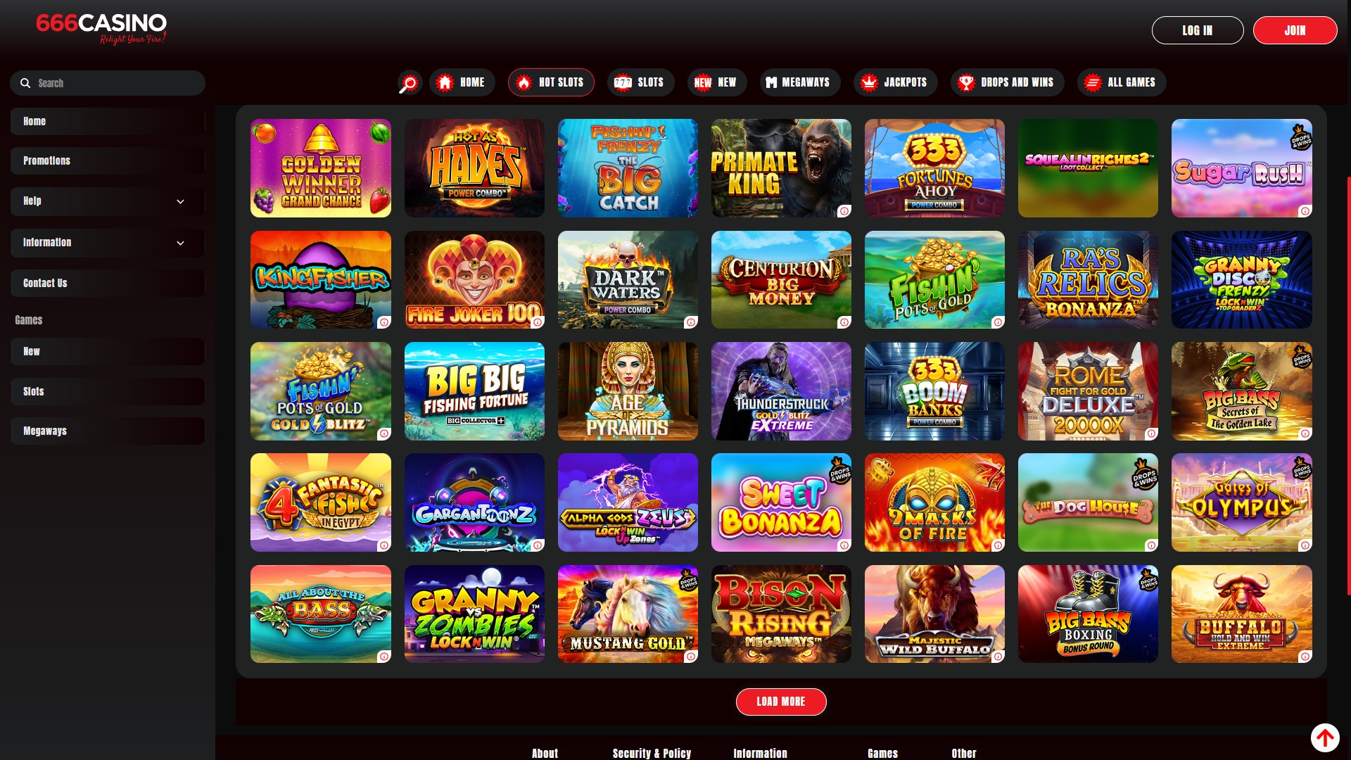 666 Casino screenshot 2