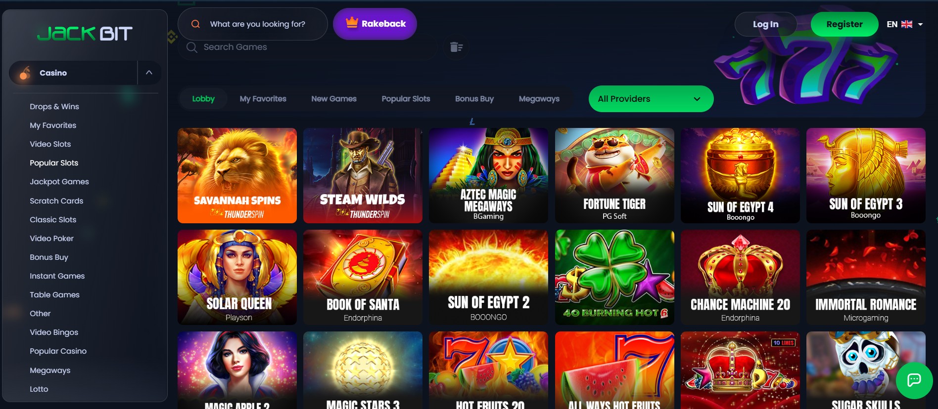 Jackbit screenshot 2