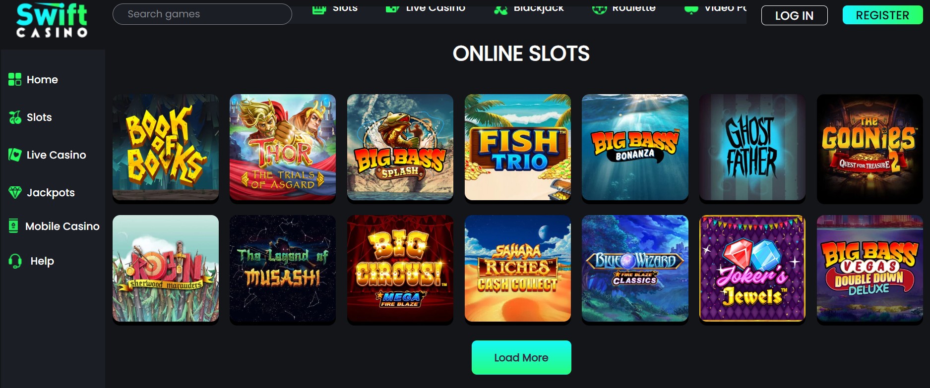 Swift Casino screenshot 2