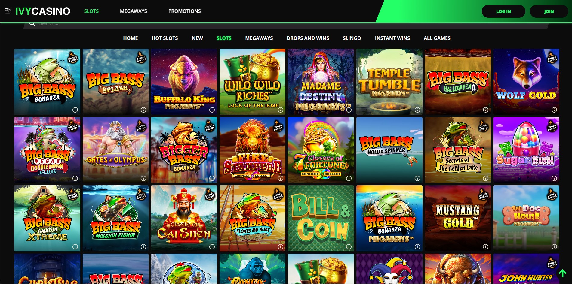 Ivy Casino screenshot 2