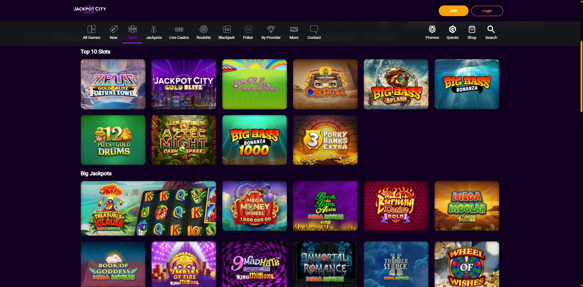 JackpotCity screenshot 2