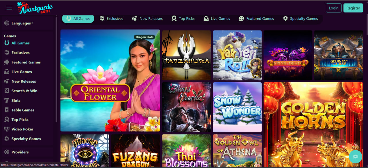 Avantgarde Casino screenshot 2