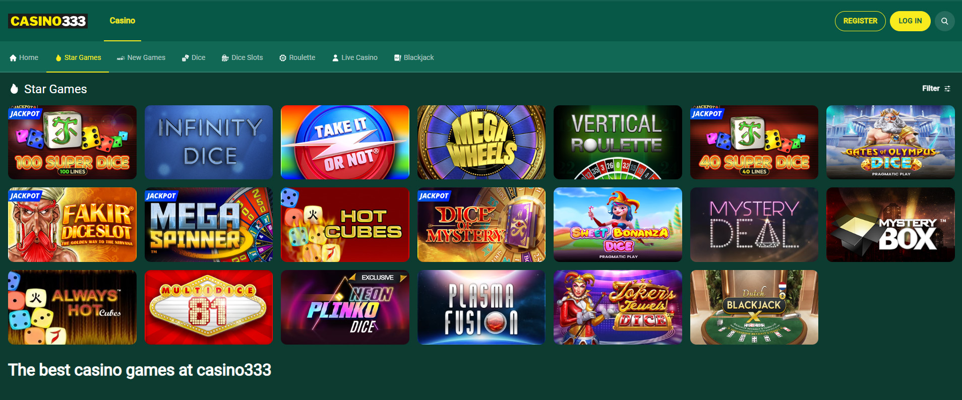 333 Casino screenshot 2