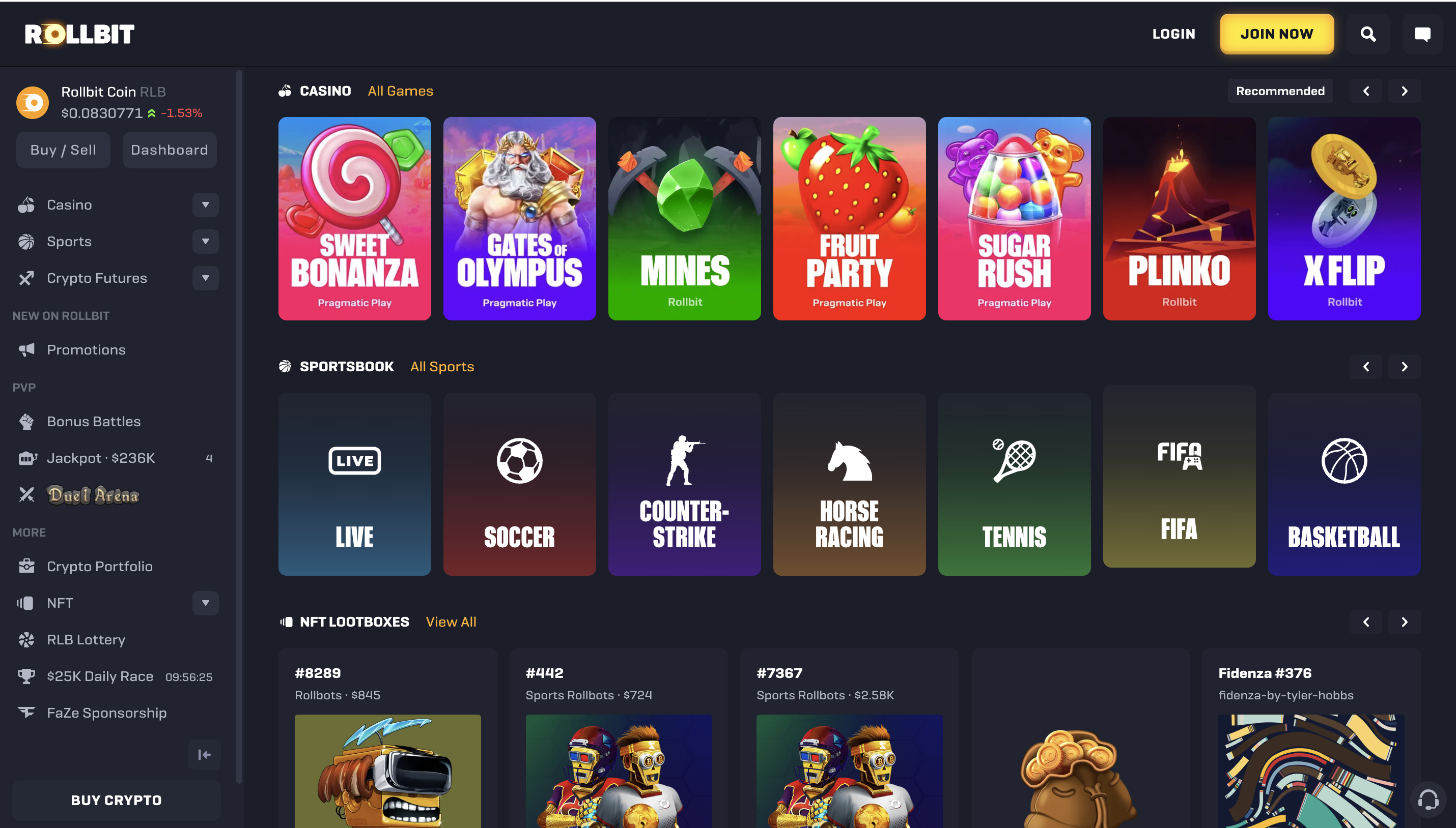 Rollbit screenshot 2