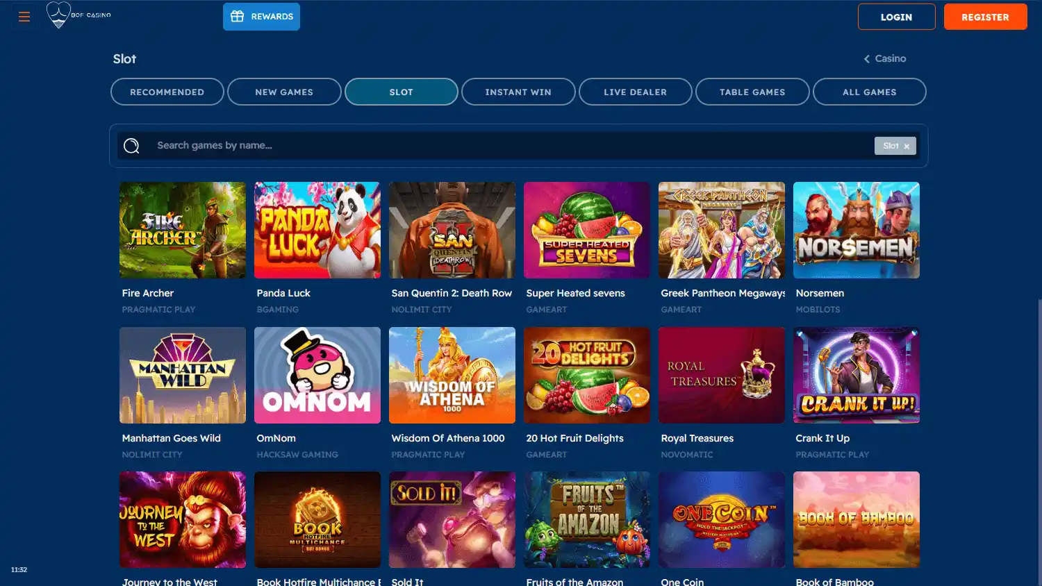 Bof Casino screenshot 2