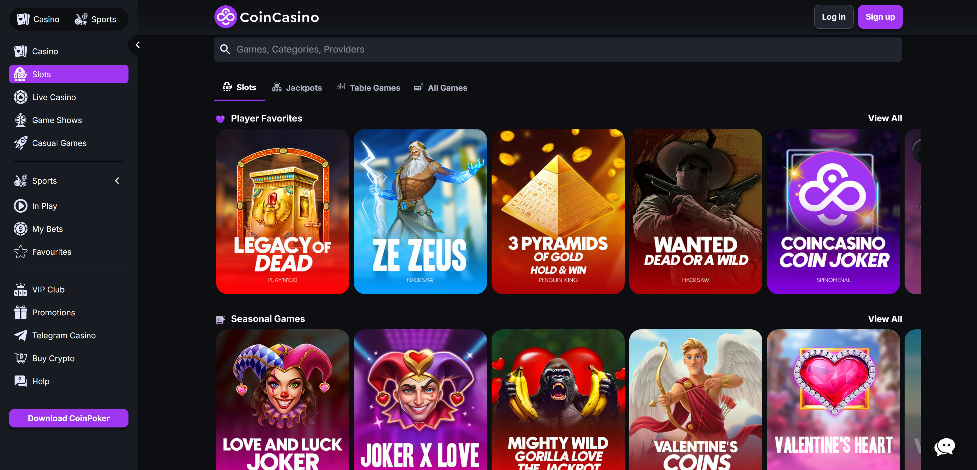 CoinCasino screenshot 2