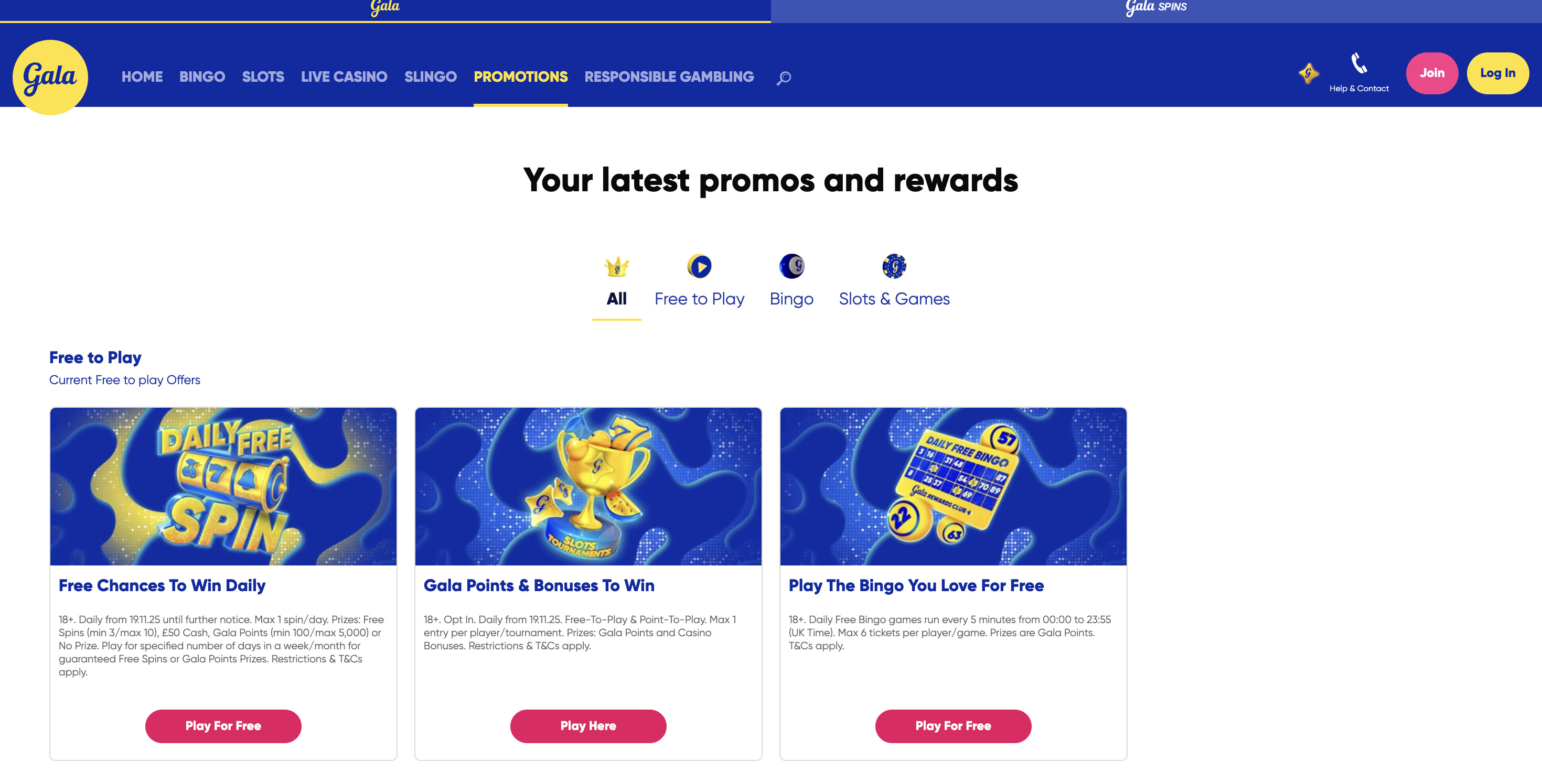 Gala Bingo screenshot 3