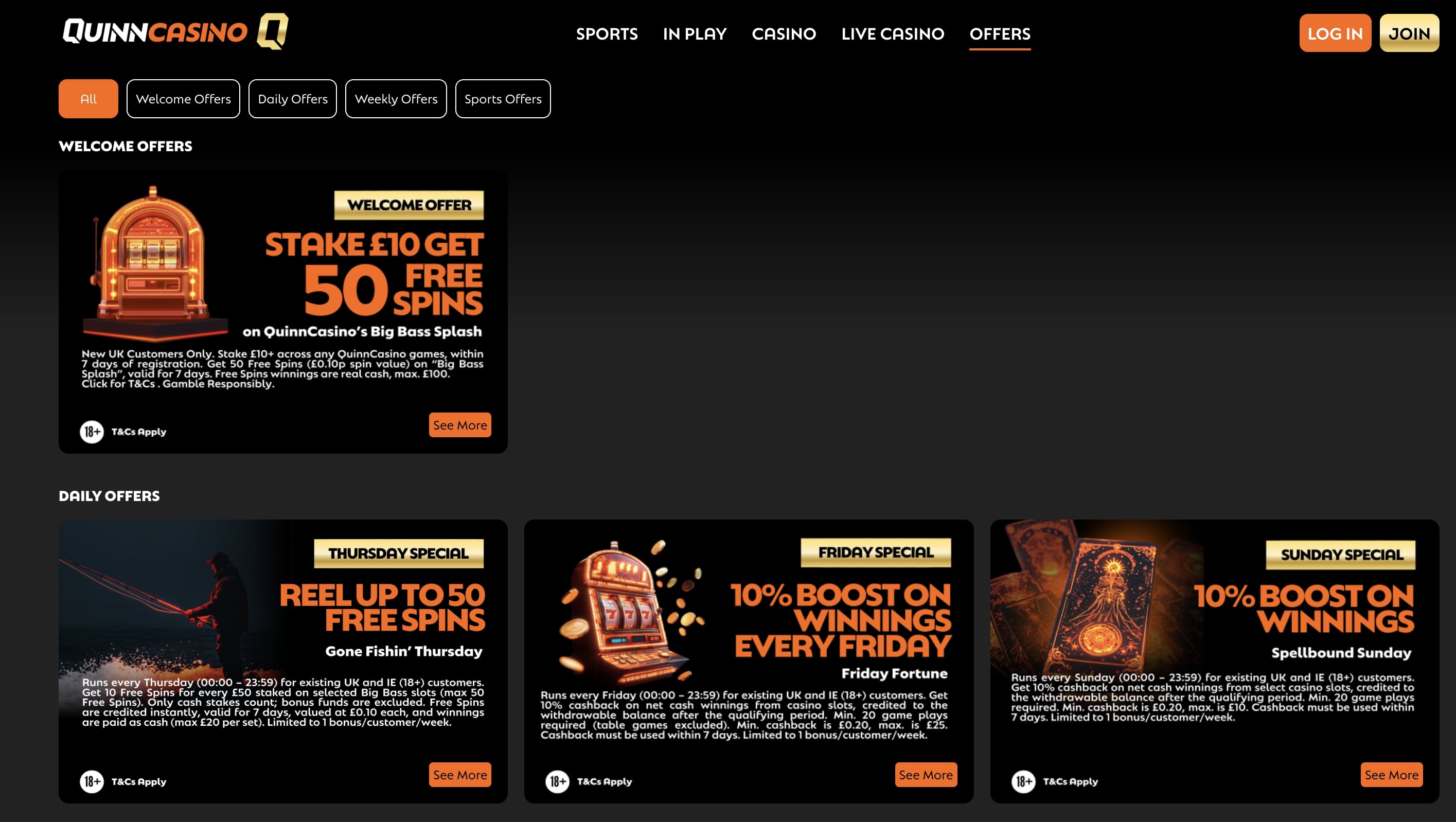 QuinnBet screenshot 3