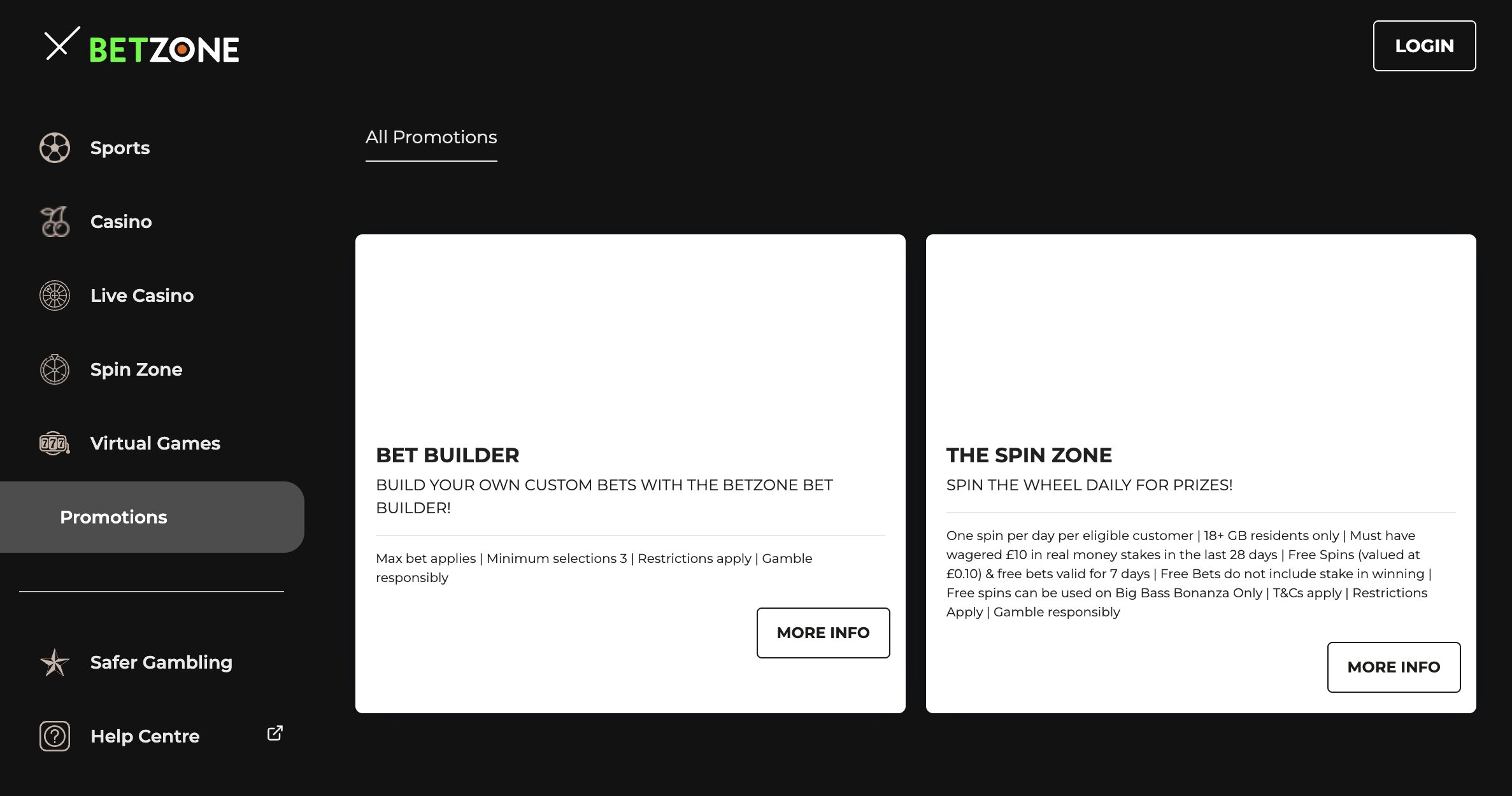 Betzone screenshot 3