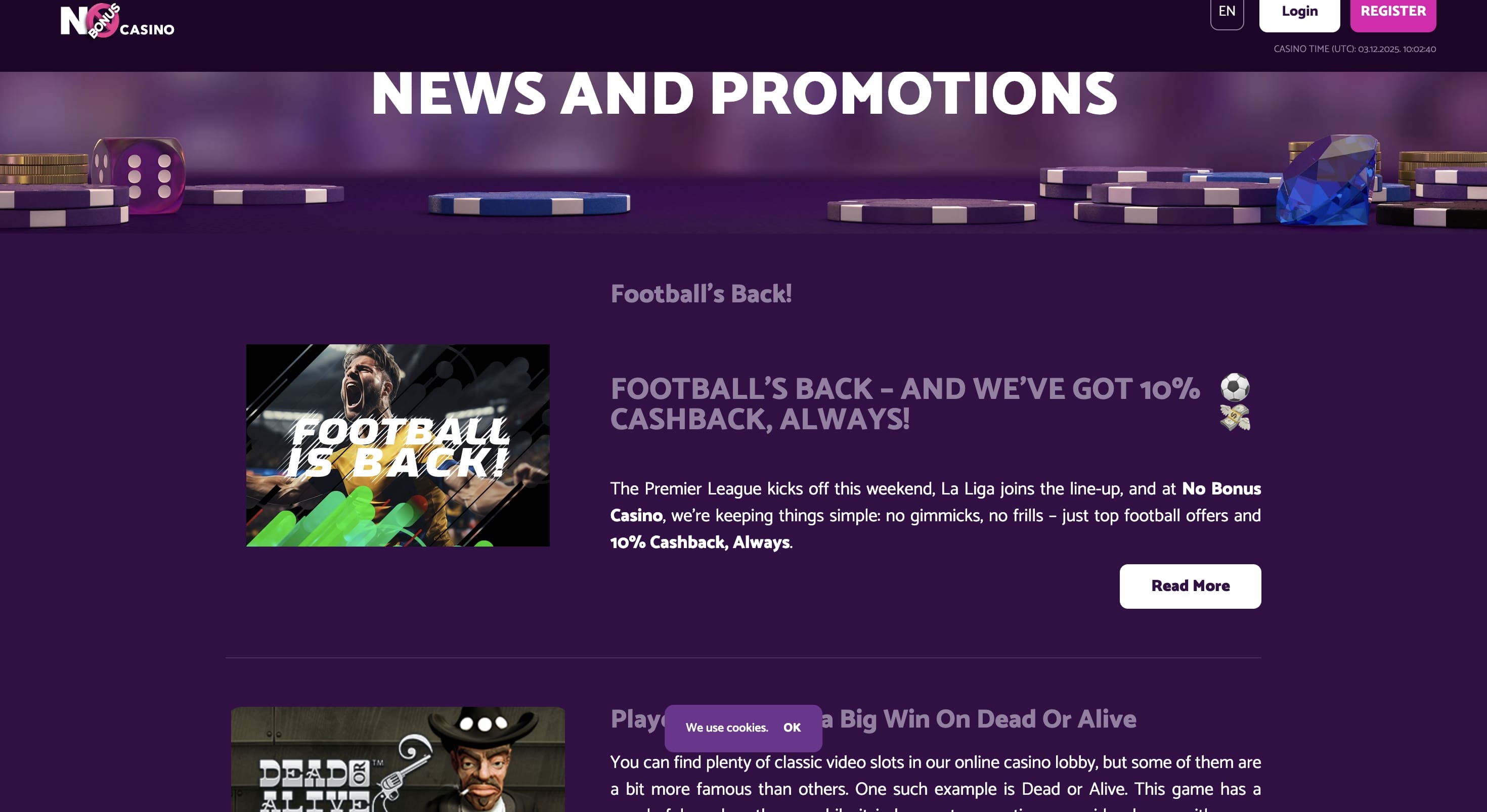 No Bonus Casino screenshot 3