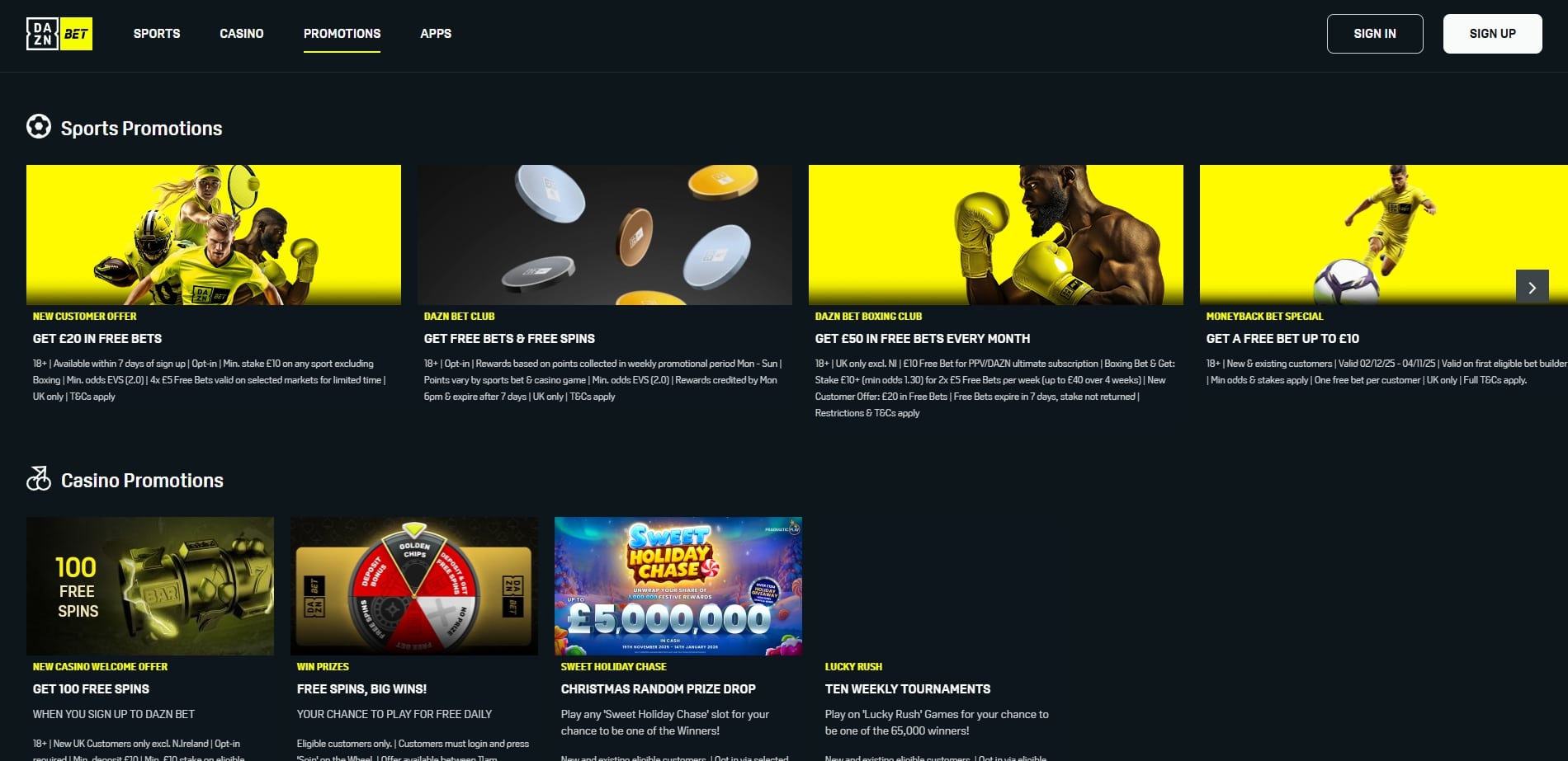 DAZN Bet screenshot 3