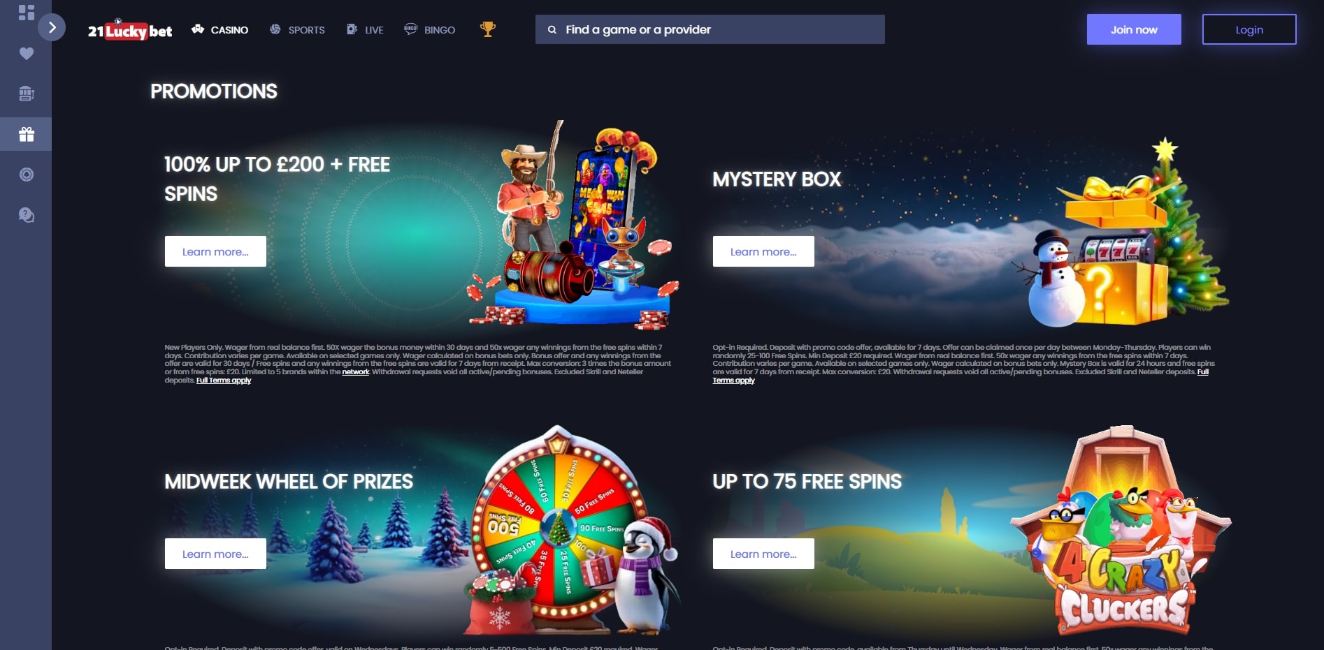 21LuckyBet screenshot 3