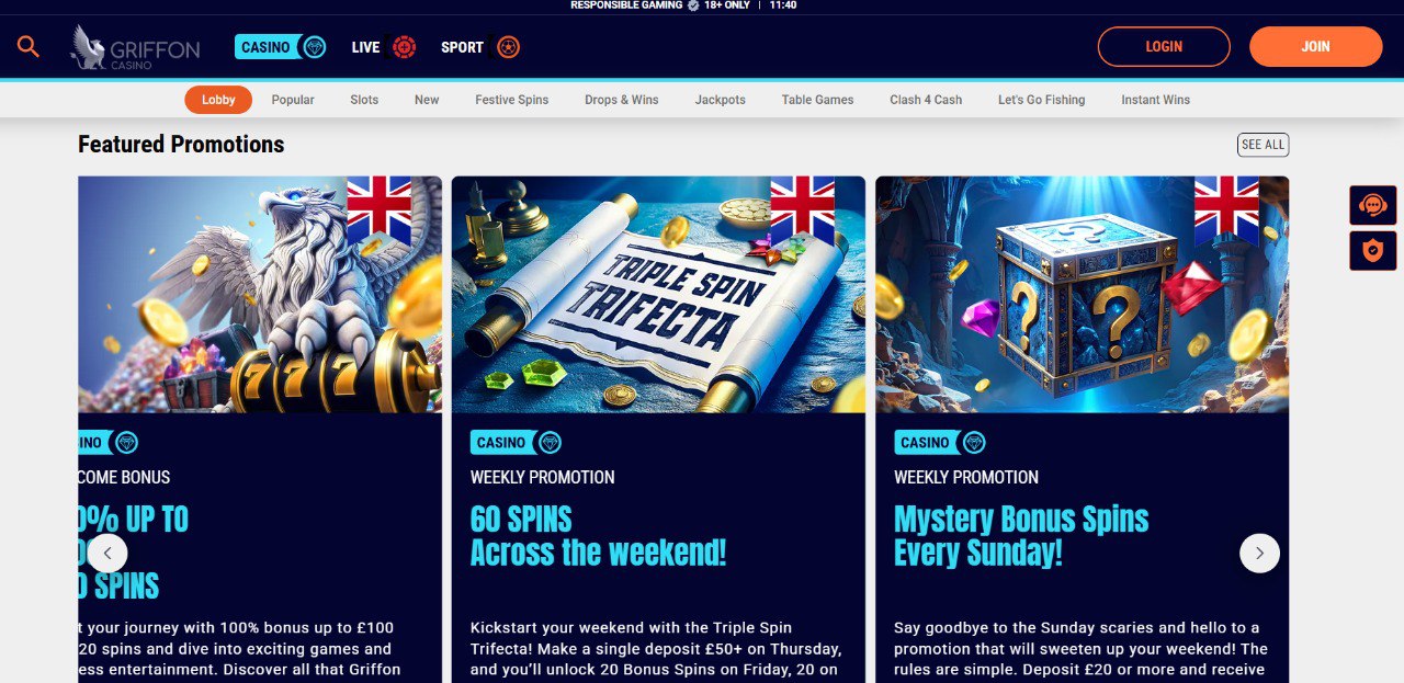 Griffon Casino screenshot 3