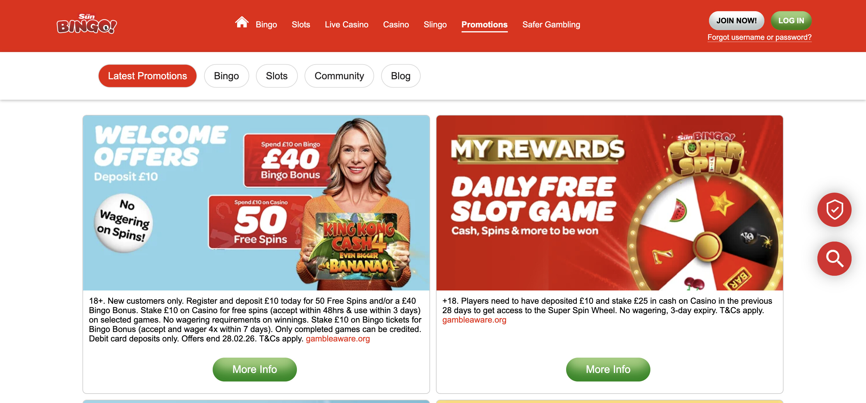 Sun Bingo screenshot 3