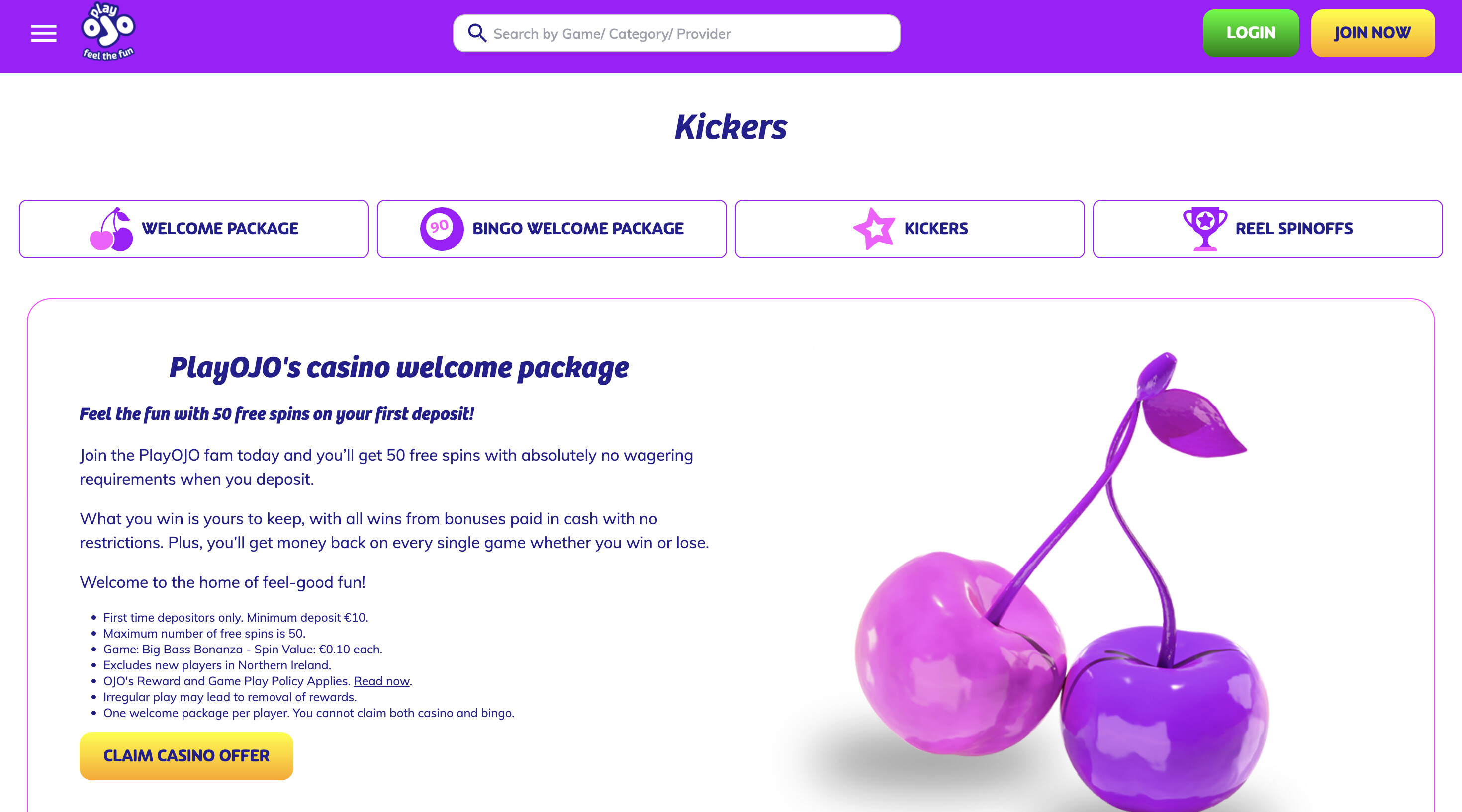 PlayOJO screenshot 3