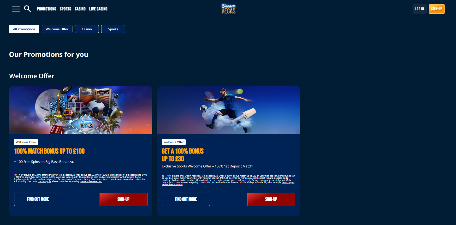 Dream Vegas screenshot 3