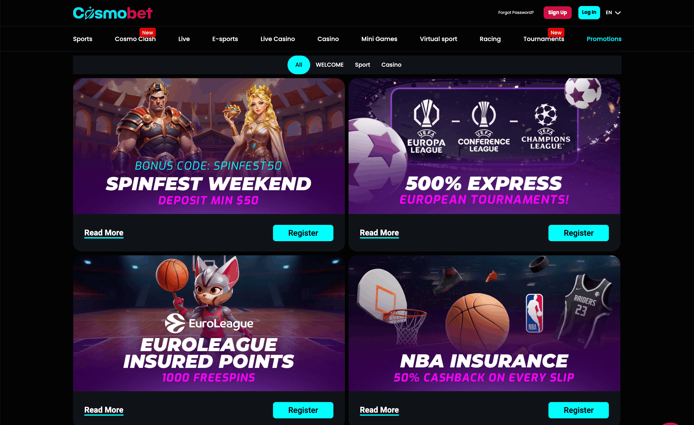 Cosmobet screenshot 3