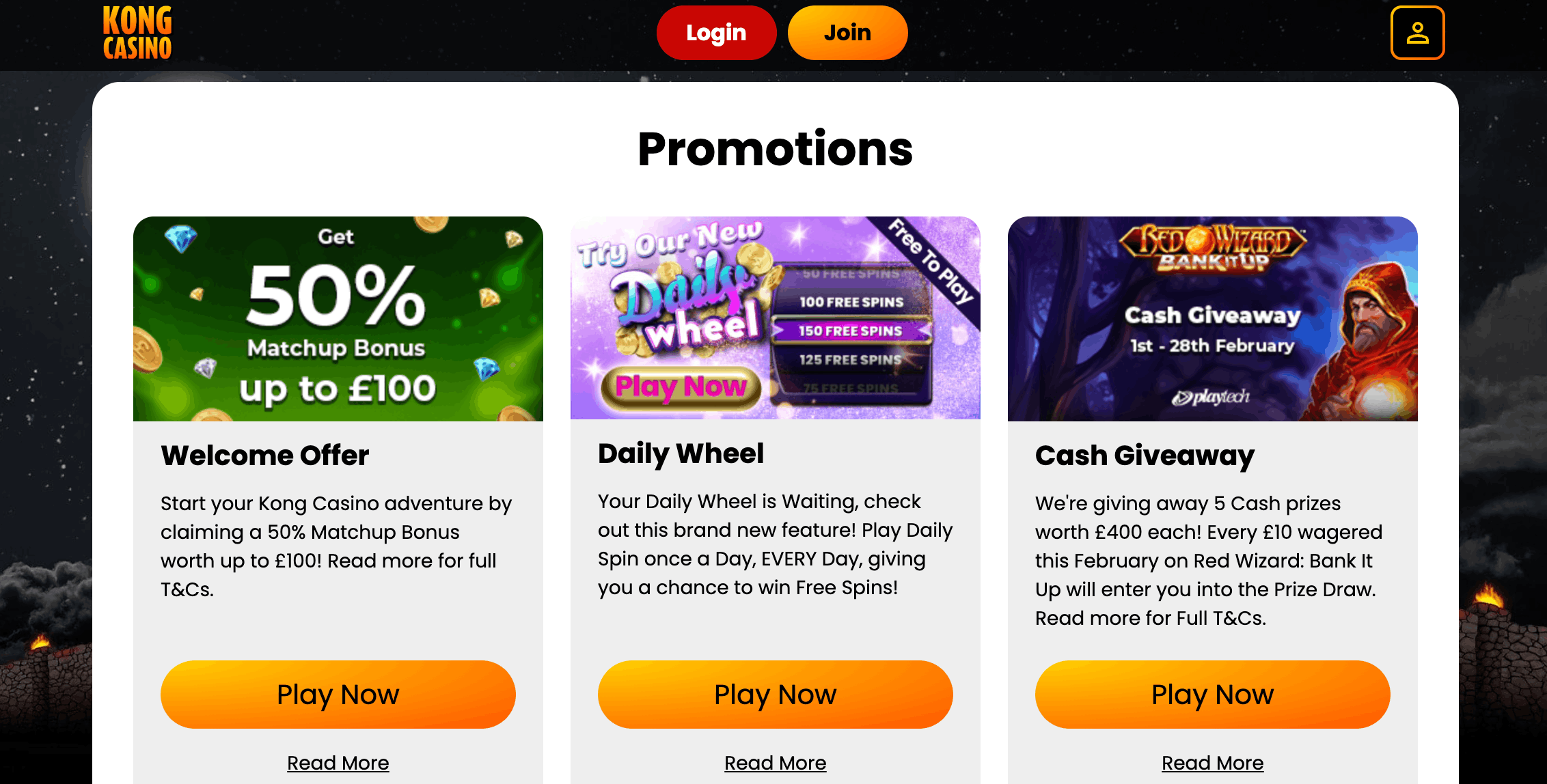 Kong Casino screenshot 3