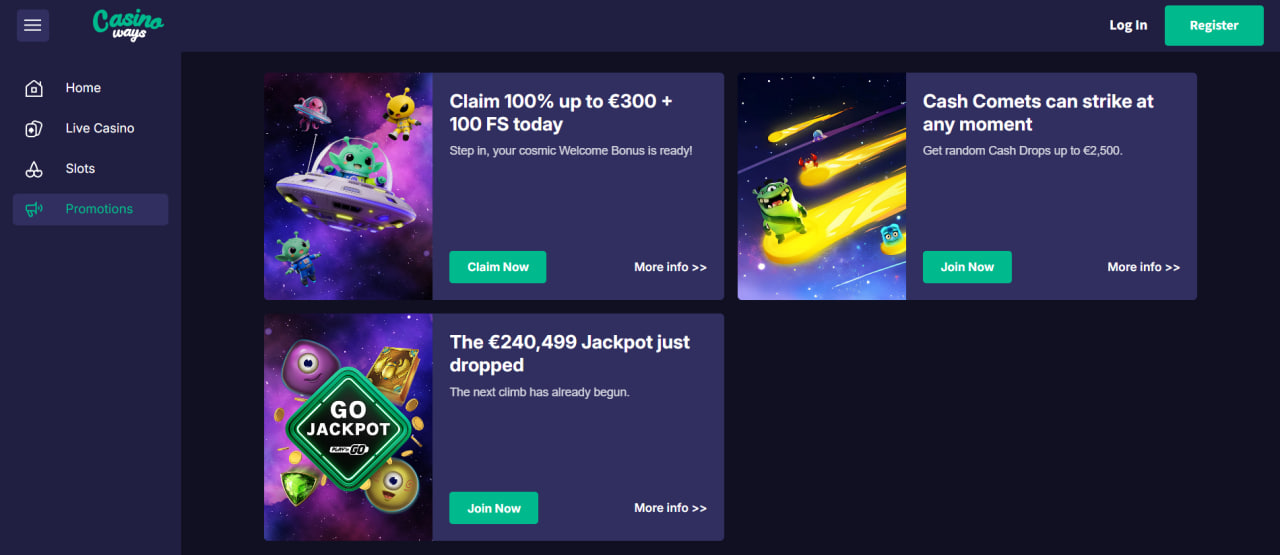 CasinoWays screenshot 3