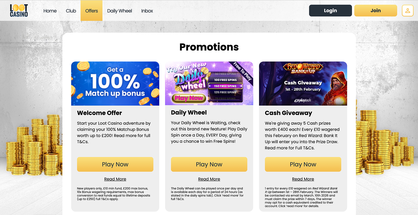 Loot Casino screenshot 3