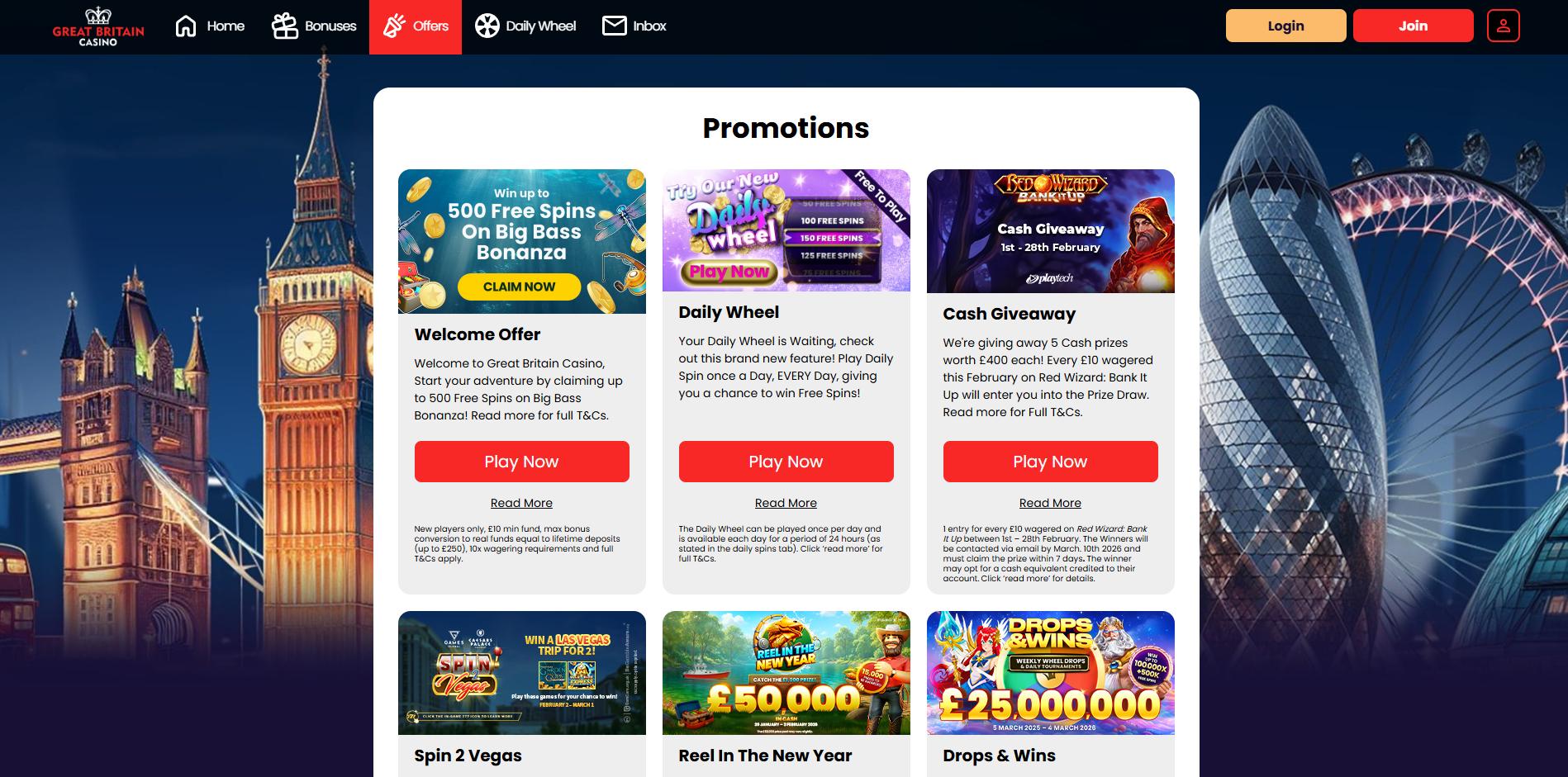 Great Britain Casino screenshot 3