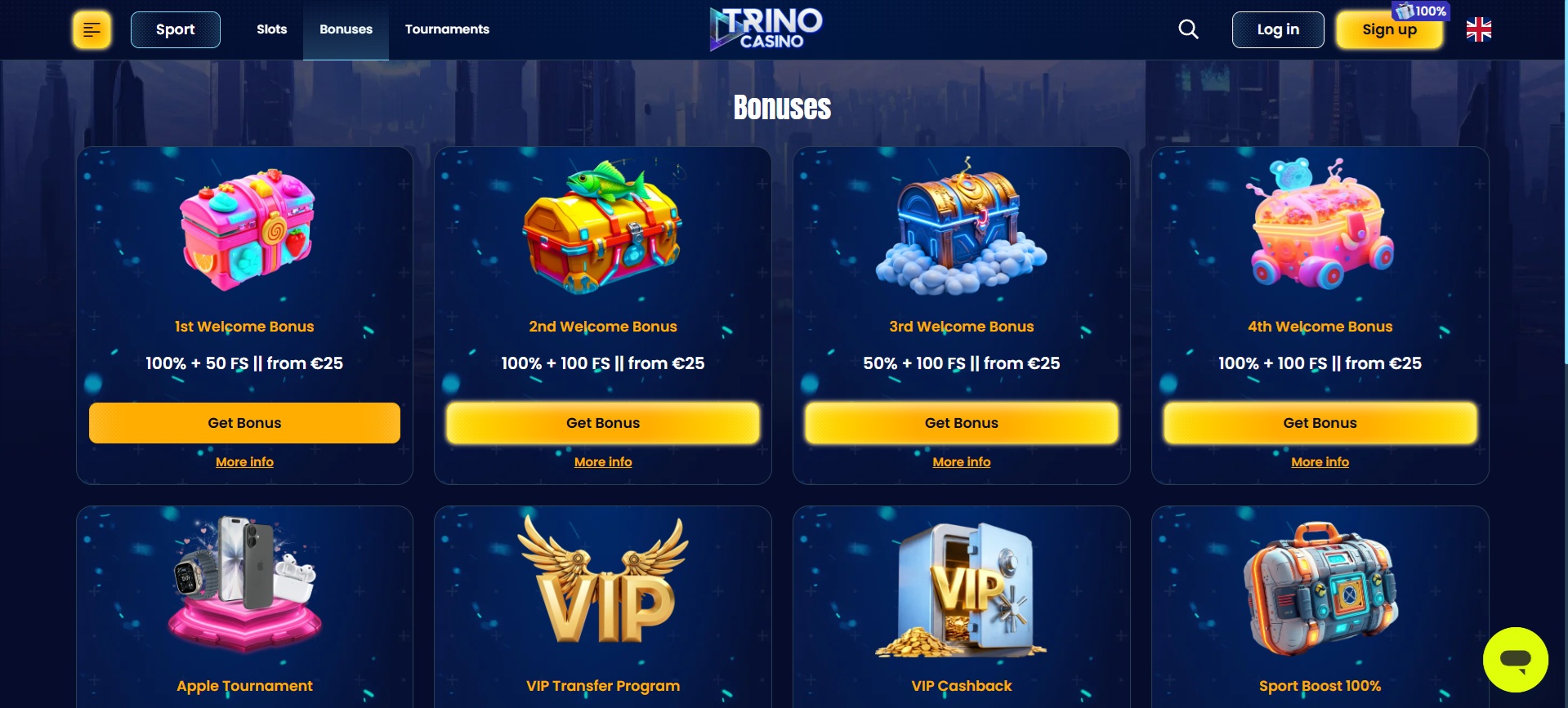 Trino Casino screenshot 3