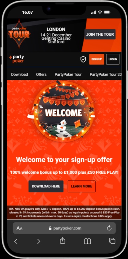 Party Poker screenshot 4