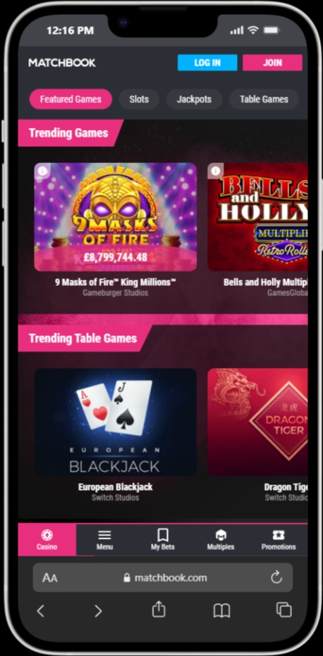 Matchbook screenshot 4