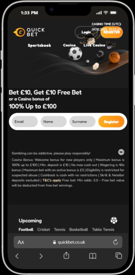 QuickBet screenshot 4