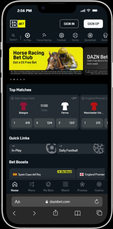 DAZN Bet screenshot 4