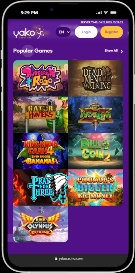 Yako Casino screenshot 4