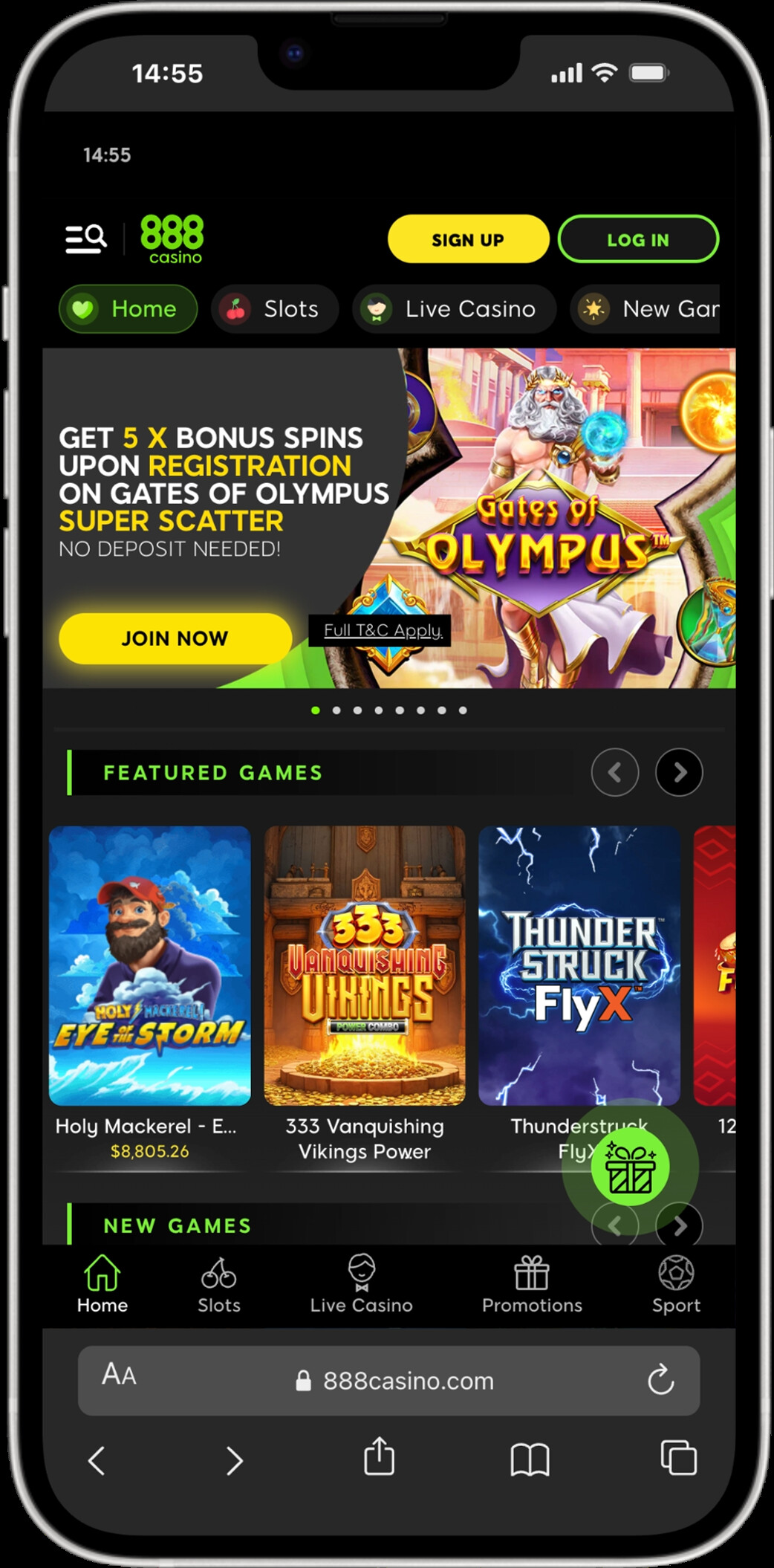 888 Casino screenshot 4