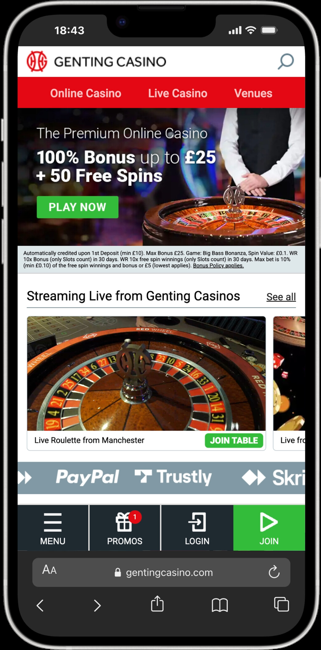 Genting Casino screenshot 4