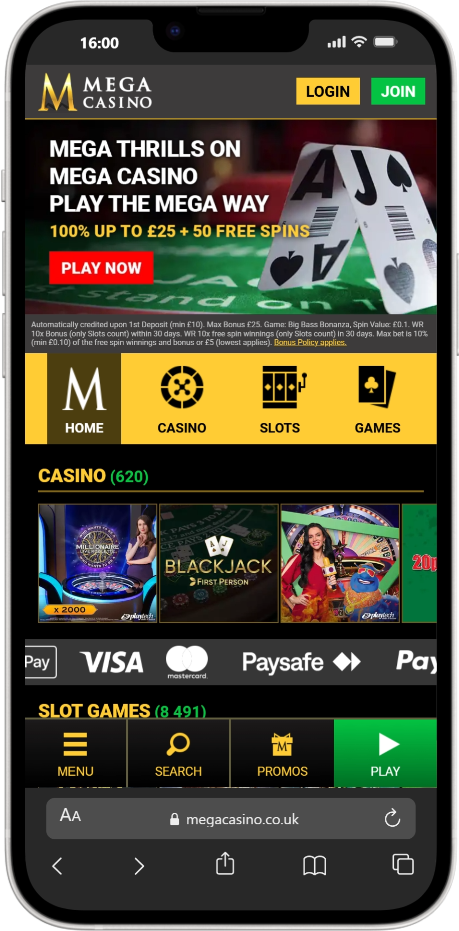 Mega Casino screenshot 4