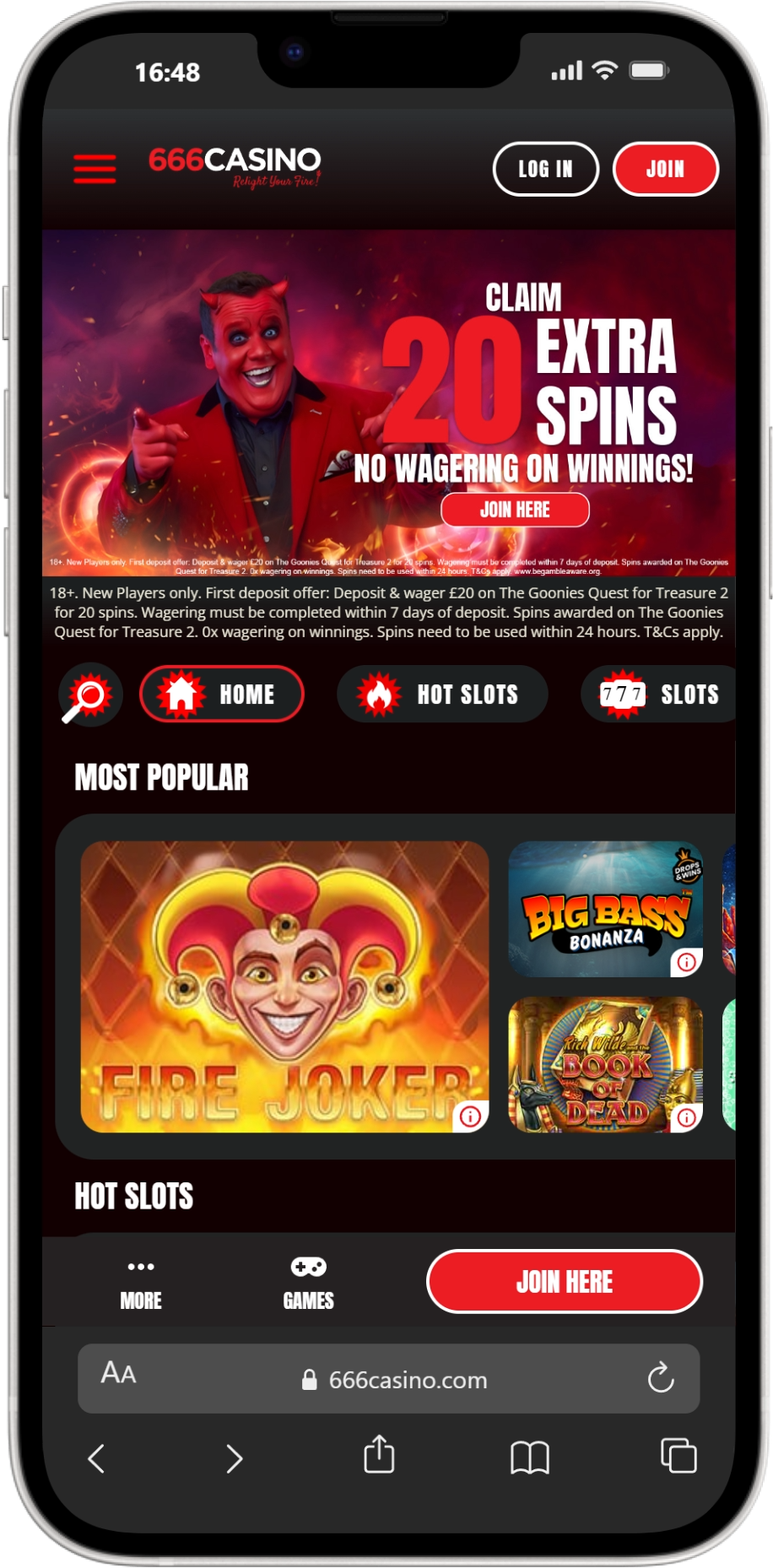 666 Casino screenshot 4