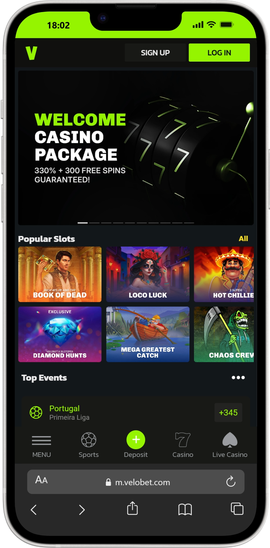 Velobet screenshot 4