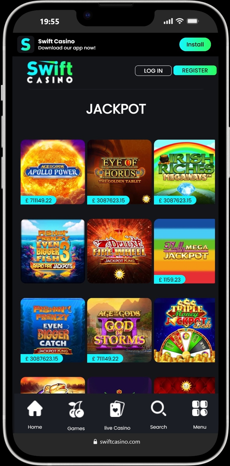 Swift Casino screenshot 4