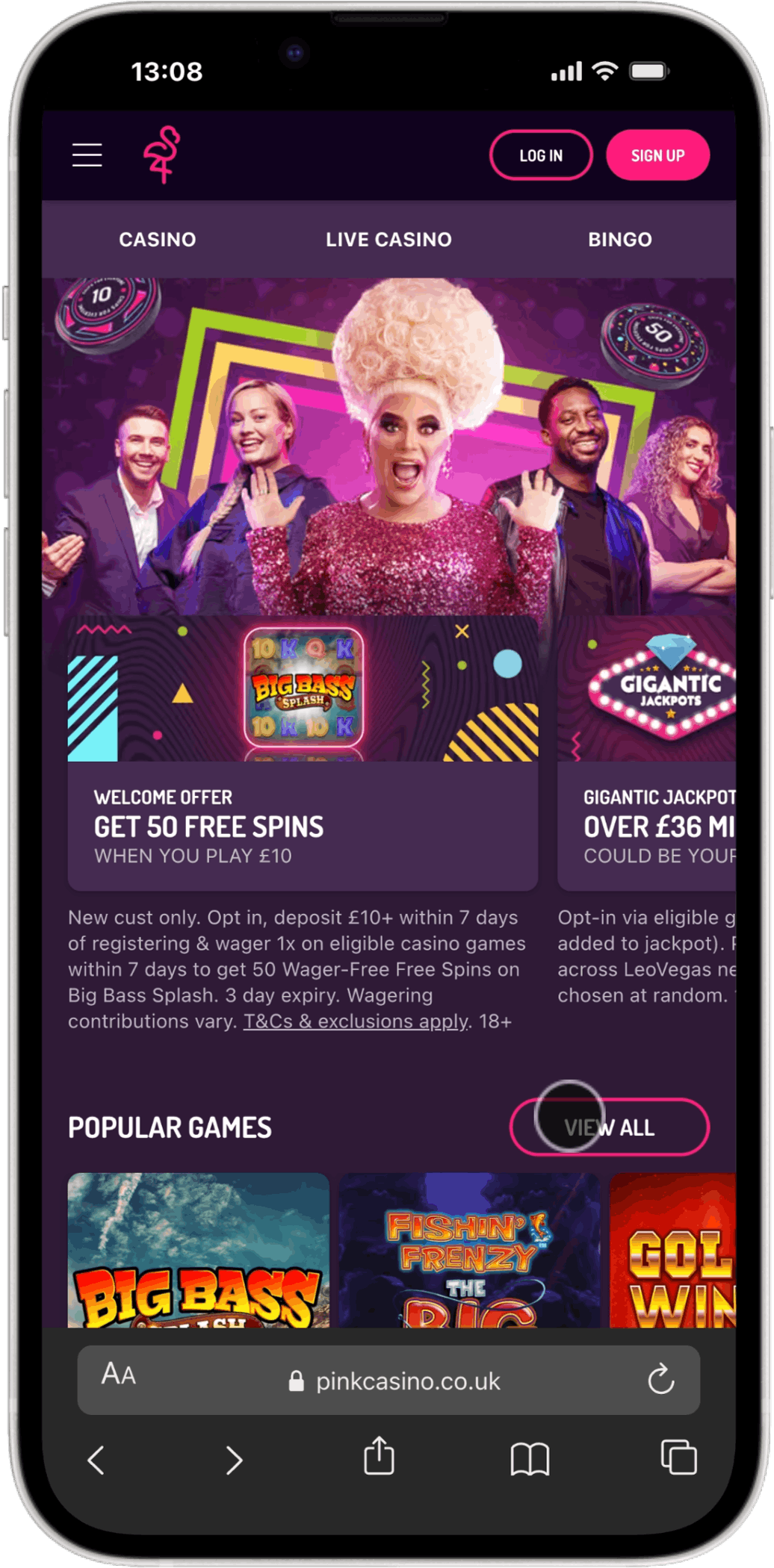 Pink Casino screenshot 4