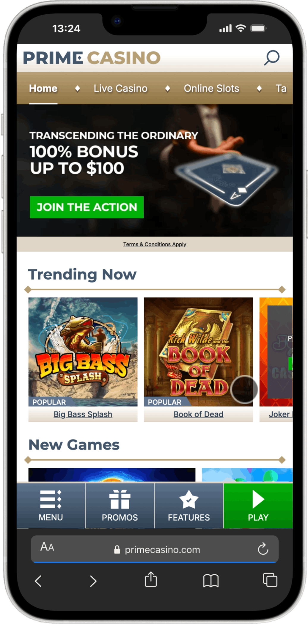 Prime Casino screenshot 4