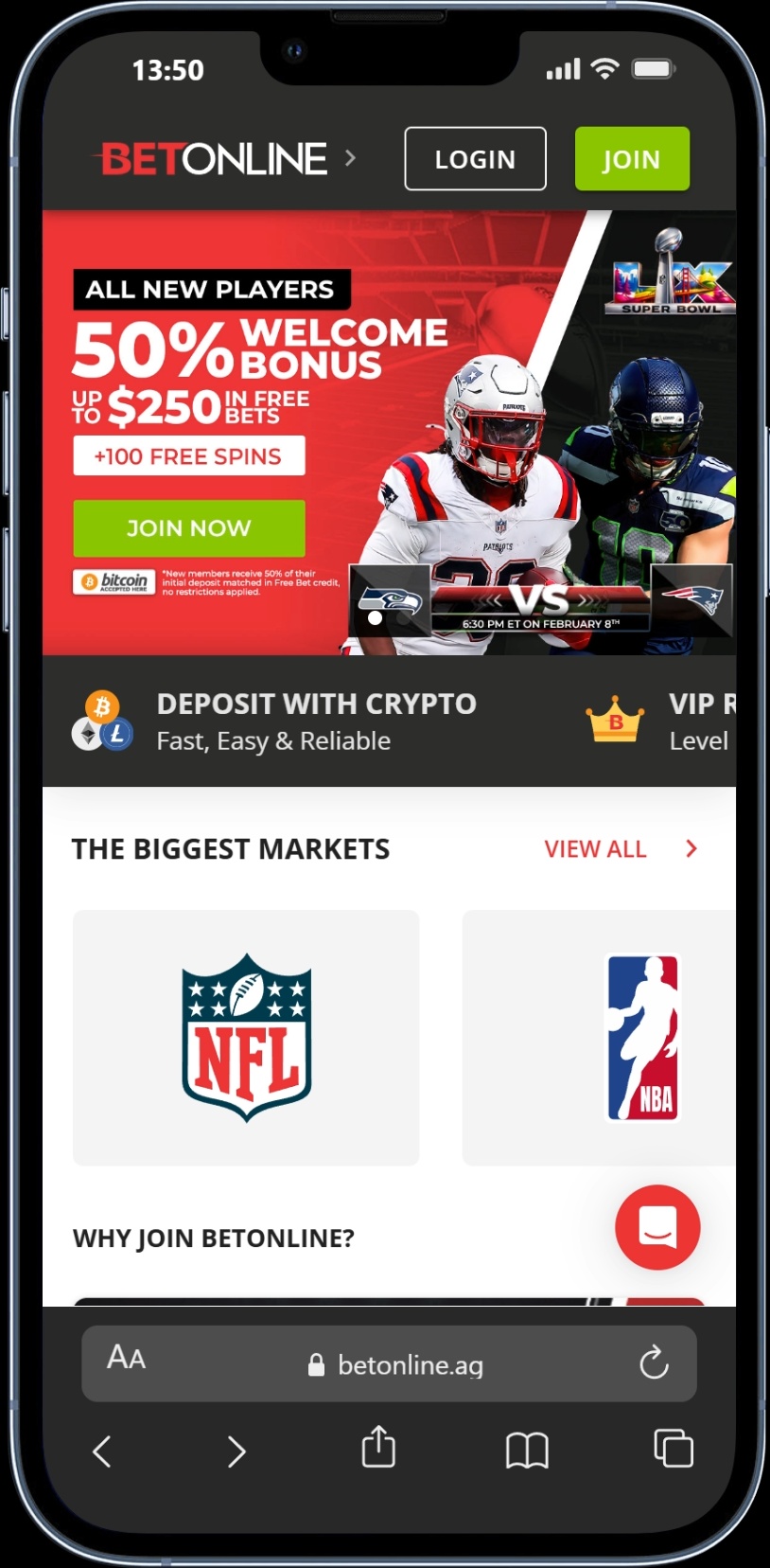 BetOnline screenshot 4