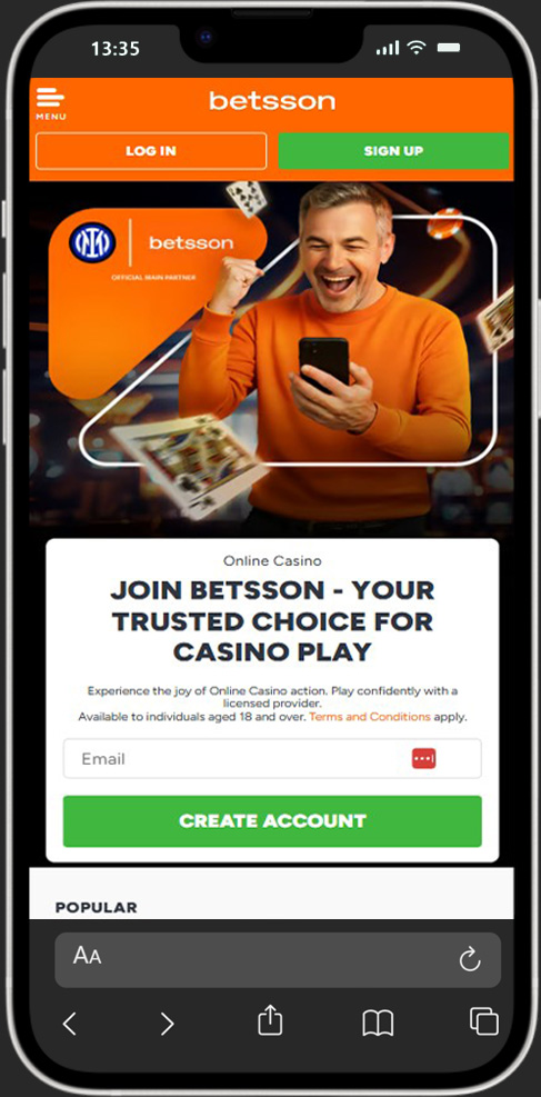 Betsson screenshot 4