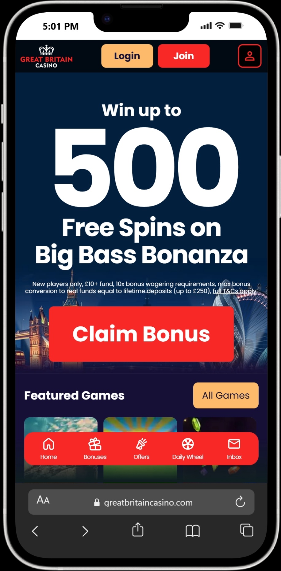 Great Britain Casino screenshot 4