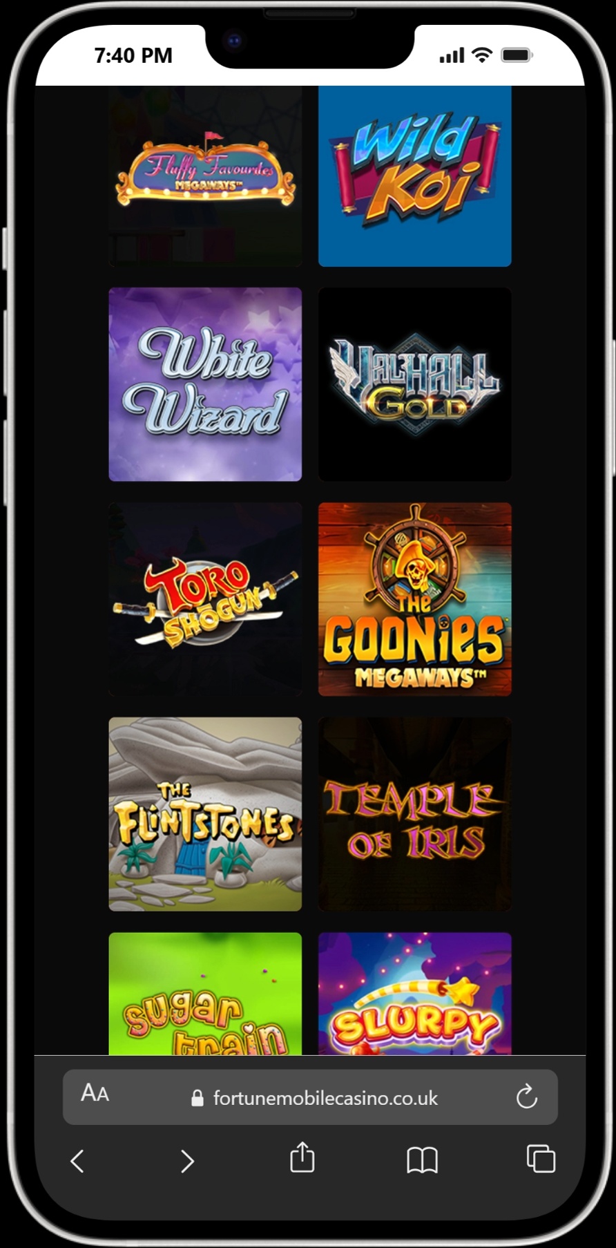 Fortune Mobile Casino screenshot 4