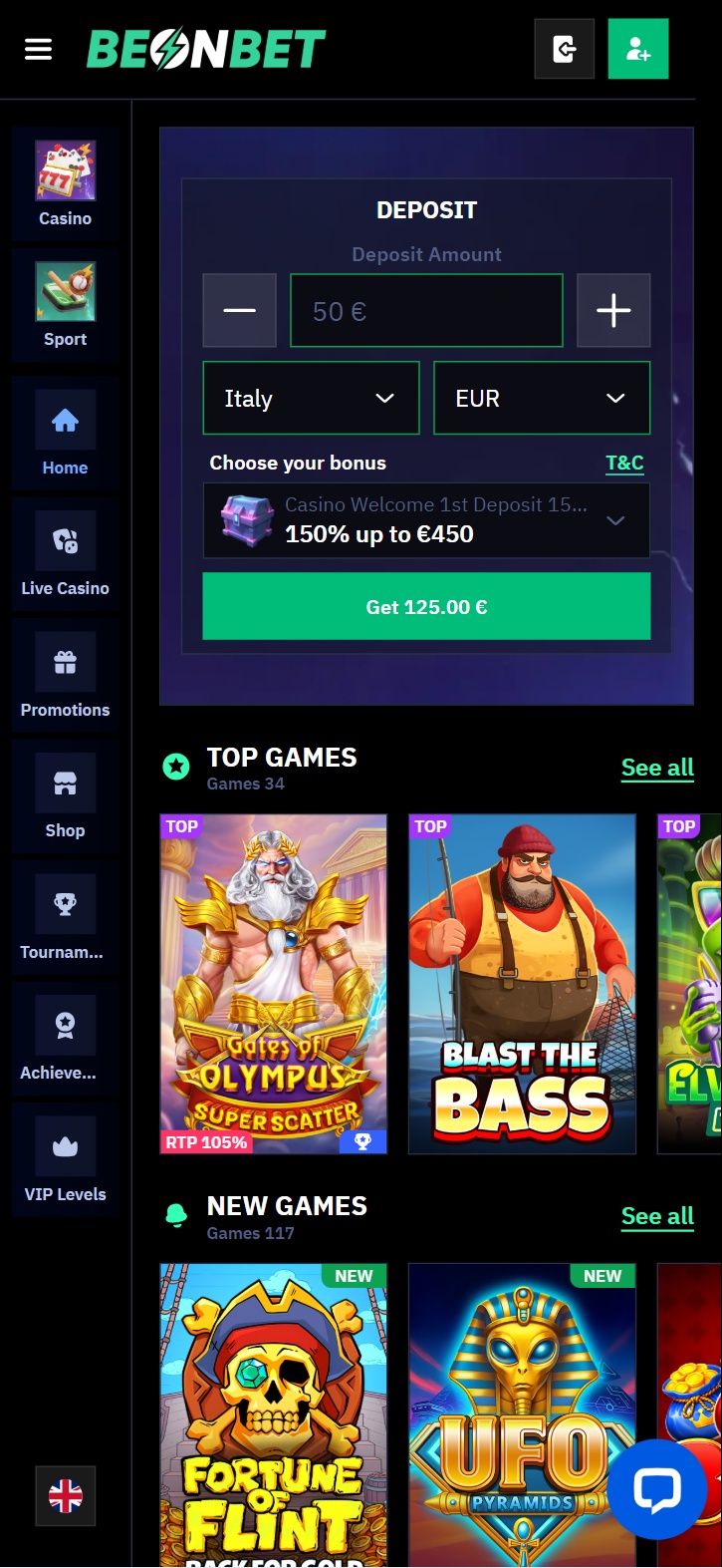 BeonBet screenshot 4