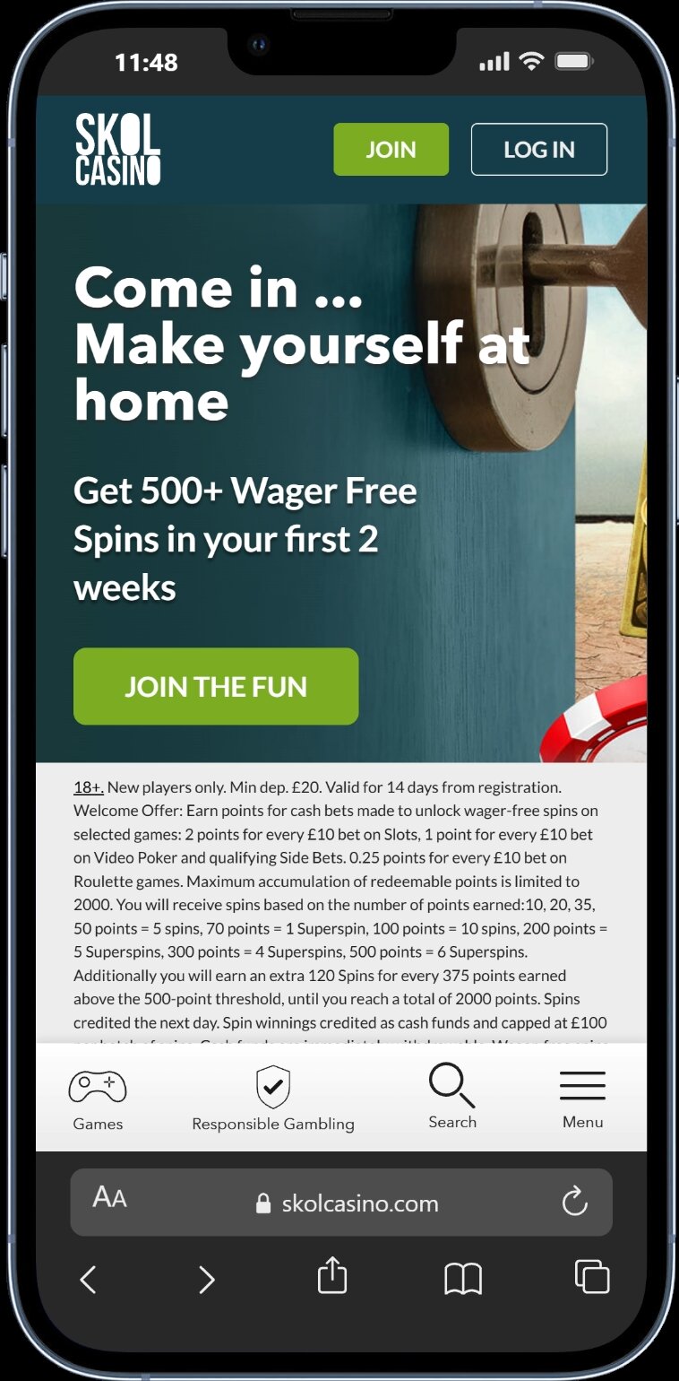 Skol Casino screenshot 4