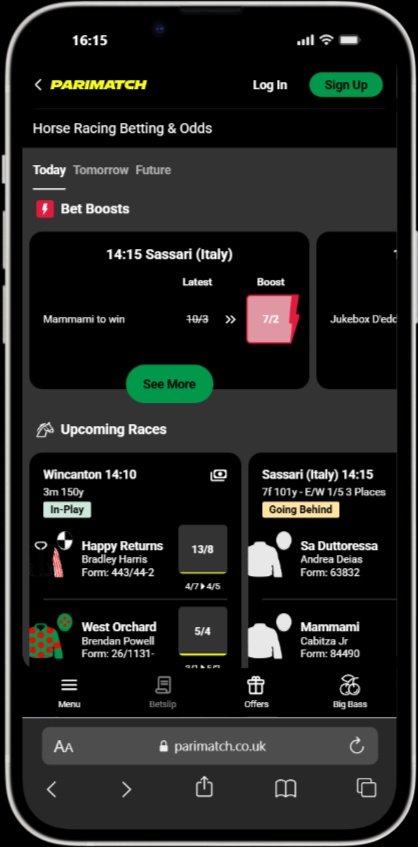 Parimatch screenshot 5
